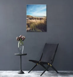 Bönninghoff Leinwandbild »Wandbild DÜNEN UND MEER 46x61 cm – Leinwandbild Keilrahmen Deko modern« Düne | Strand 1 Stk. tlg. auf Keilrahmen gespannt
