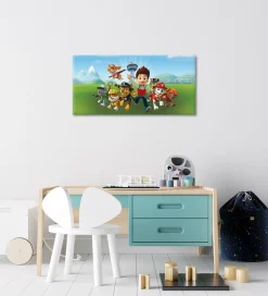 Bönninghoff Leinwandbild »Wandbild PAW PATROL 33x70 cm – Leinwandbild Keilrahmen Deko modern« Hunde | Paw Patrol 1 Stk. tlg. auf Keilrahmen gespannt
