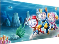 Bönninghoff Leinwandbild »Wandbild PAW PATROL – SEA 33x70 cm – Leinwandbild Keilrahmen Deko« Hunde | Paw Patrol | Unterwasserwelt 1 Stk. tlg. auf Keilrahmen gespannt