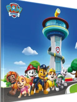 Bönninghoff Leinwandbild »Wandbild PAW PATROL 35x35 cm – Leinwandbild Keilrahmen Deko modern« Filmfiguren 1 Stk. tlg. auf Keilrahmen gespannt
