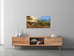 Bönninghoff Leinwandbild »Wandbild COSTA BRAVA SPANIEN 50x100 cm – Leinwandbild Keilrahmen Deko« Mallorca 1 Stk. tlg. auf Keilrahmen gespannt