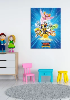Bönninghoff Leinwandbild »Wandbild MIGHTY PUPS PAW PATROL 46x61 cm – Leinwandbild Keilrahmen« Hunde | Paw Patrol | Serien | Tiere 1 Stk. tlg. auf Keilrahmen gespannt