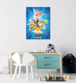 Bönninghoff Leinwandbild »Wandbild MIGHTY PUPS PAW PATROL 46x61 cm – Leinwandbild Keilrahmen« Hunde | Paw Patrol | Serien | Tiere 1 Stk. tlg. auf Keilrahmen gespannt