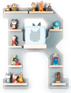 Boarti Wandregal »Holz Regal Buchstabe R für Toniebox Tonies Figuren« 1 Stk. tlg.