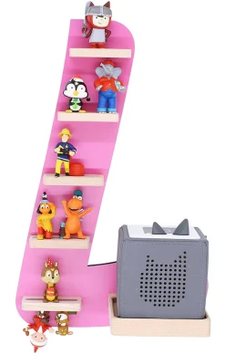 Boarti Wandregal »Holz Regal Buchstabe L für Toniebox Tonies Figuren« 1 Stk. tlg.