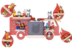 Boarti Wandregal »Regal Feuerwehr Kinder Toniebox Tonies Figuren« 5 Stk. tlg.