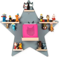 Boarti Wandregal »Regal Holz Stern Kinder Toniebox Tonies Figuren« 1 Stk. tlg.