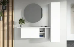 borchardt Möbel Garderoben-Set »Toledo, moderne Garderobe mit Spiegel, Schminktisch mit Regalfächern« Komplett-Set,
