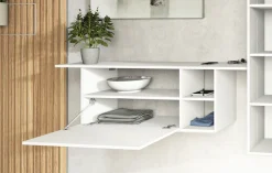 borchardt Möbel Garderoben-Set »Toledo, moderne Garderobe mit Spiegel, Schminktisch mit Regalfächern« Komplett-Set,