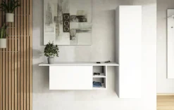 borchardt Möbel Garderoben-Set »Toledo, moderne hängende Garderobe, Schminktisch mit Regalfächern« Spar-Set,
