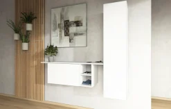 borchardt Möbel Garderoben-Set »Toledo, moderne hängende Garderobe, Schminktisch mit Regalfächern« Spar-Set,