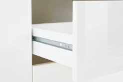borchardt Möbel Highboard »Kapstadt mit Push-to-open-Funktion, Hochglanzdekor, Kommode, Sideboard« Breite 139 cm, 2 Türen, 4 Schubkästen, Modernes Design made in Germany