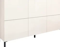 borchardt Möbel Kommode »Haama, Sideboard mit Metallfüßen, Push-to-open-Technik, Breite 139 cm« viel Stauraum, verstellbare Böden