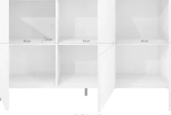 borchardt Möbel Kommode »Haama, Sideboard mit Metallfüßen, Push-to-open-Technik, Breite 139 cm« viel Stauraum, verstellbare Böden