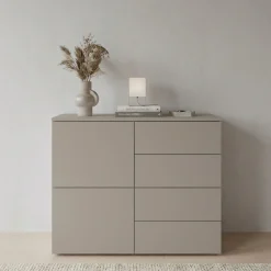 borchardt Möbel Kommode »Rova, Sideboard Breite 93 cm« Push-To-Open, verstellbare Einlegeböden, viel Stauraum, Breite 93cm