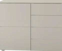 borchardt Möbel Kommode »Rova, Sideboard Breite 93 cm« Push-To-Open, verstellbare Einlegeböden, viel Stauraum, Breite 93cm
