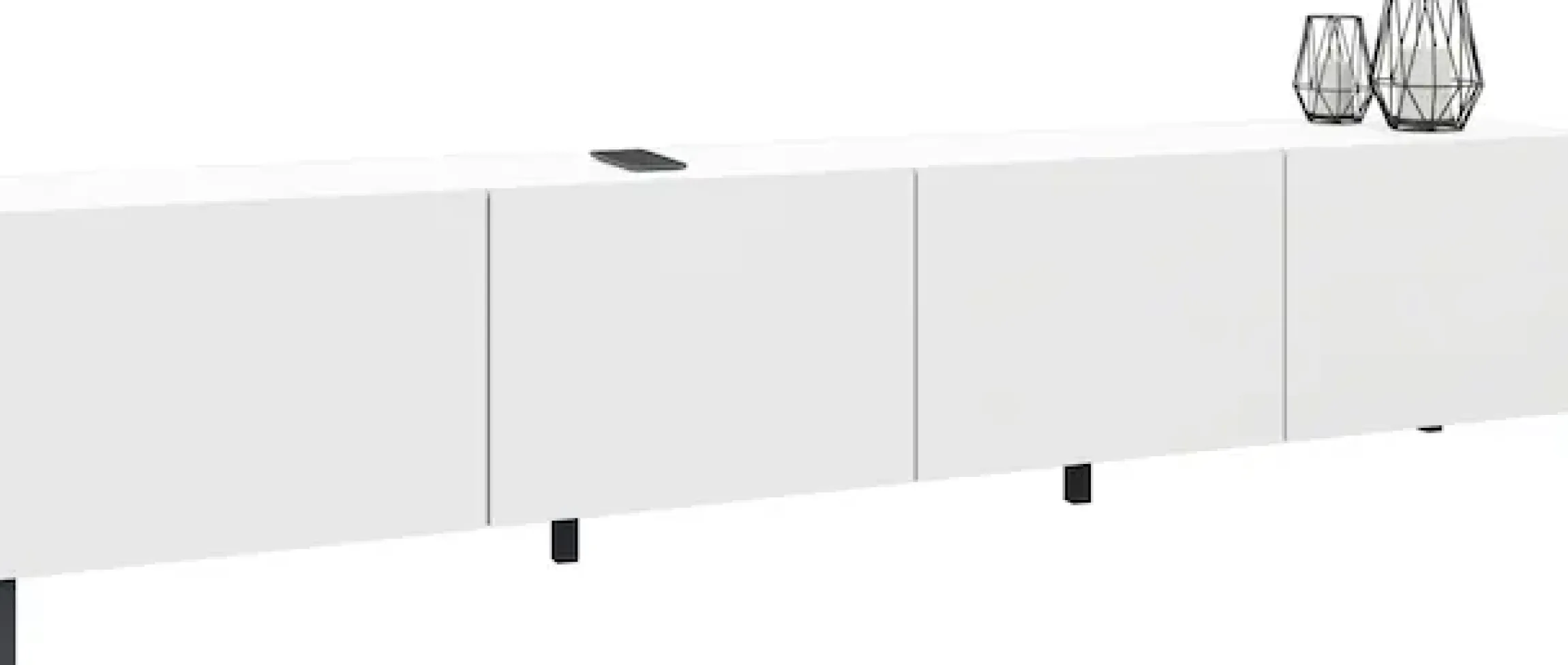 borchardt Möbel Lowboard »Sophia, TV-Schrank mit Metallfüßen« Breite 200 cm, 4-türig, Design Made in Germany