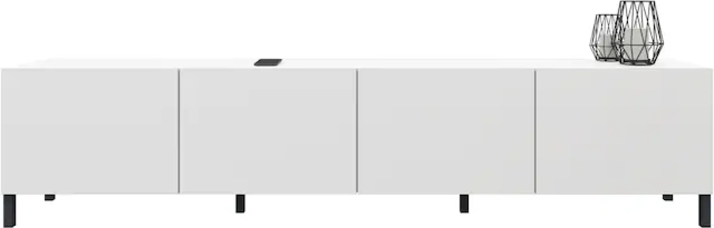 borchardt Möbel Lowboard »Sophia, TV-Schrank mit Metallfüßen« Breite 200 cm, 4-türig, Design Made in Germany