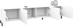 borchardt Möbel Lowboard »Sophia, TV-Schrank mit Metallfüßen« Breite 200 cm, 4-türig, Design Made in Germany