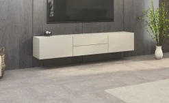 borchardt Möbel Lowboard »Sophia, TV-Schrank Breite 200 cm« Breite 200 cm mit 2 Klappen und 2 Schubkästen, stehend und hängend