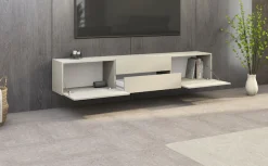 borchardt Möbel Lowboard »Sophia, TV-Schrank Breite 200 cm« Breite 200 cm mit 2 Klappen und 2 Schubkästen, stehend und hängend