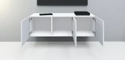 borchardt Möbel Lowboard »Vaasa, Konsole, Hängeschrank mit 3 Türen« Breite 114 cm, nur hängend