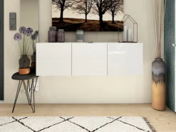 borchardt Möbel Lowboard »Vaasa, Konsole, Hängeschrank mit 3 Türen« Breite 114 cm, nur hängend