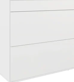 borchardt Möbel Schuhschrank »Torben, Schuhregal mit 4 Fächern für ca. 16 Paar Schuhe, Breite 89 cm« Push-to-open-Funktion, Schubkasten, 2 Klappen, 2 verstellbare Böden