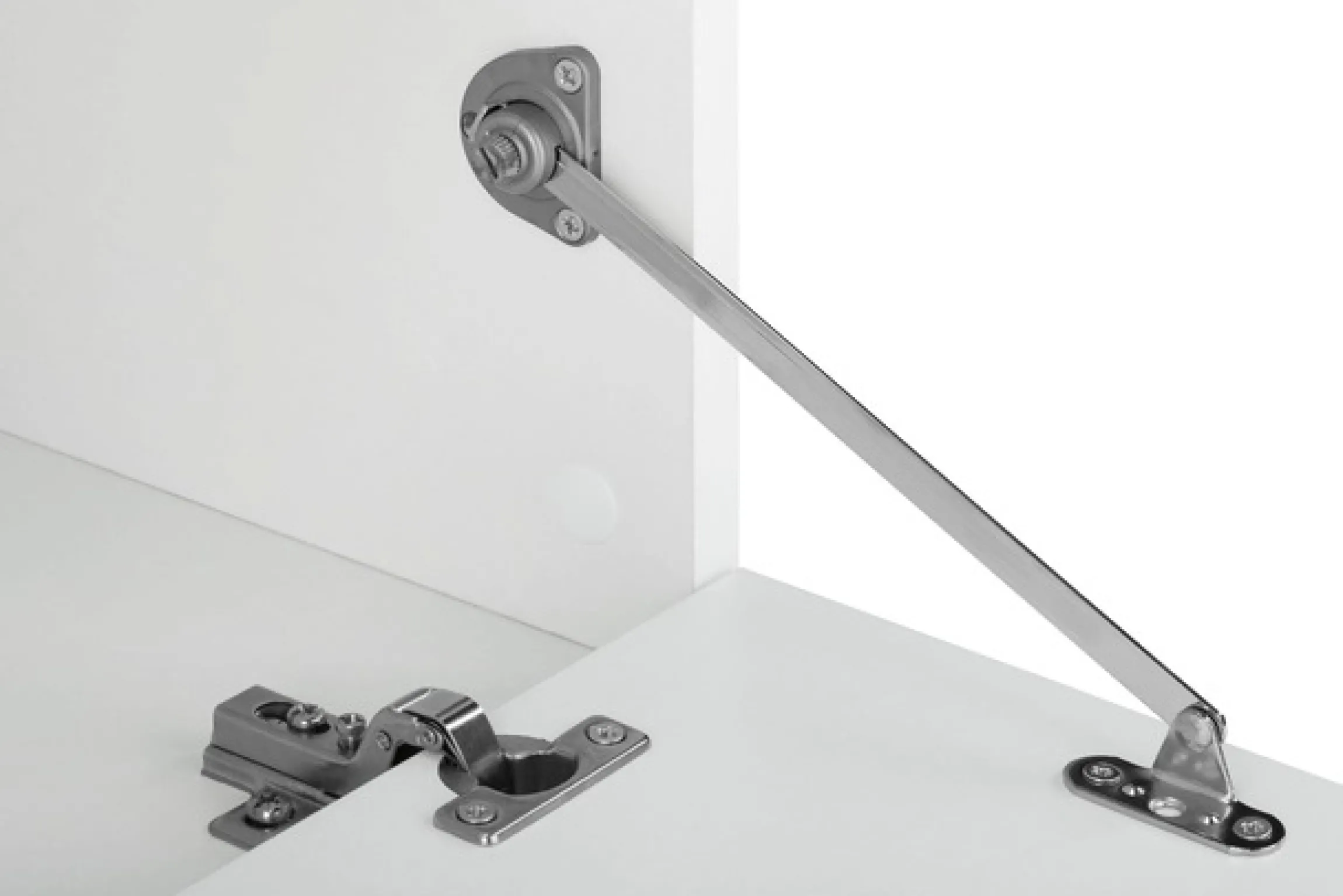 borchardt Möbel Schuhschrank »Torben, Schuhregal mit 4 Fächern für ca. 16 Paar Schuhe, Breite 89 cm« Push-to-open-Funktion, Schubkasten, 2 Klappen, 2 verstellbare Böden