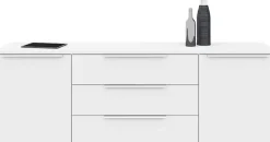 borchardt Möbel Sideboard »Oliva, hängend oder stehend mit Metallgriffen« Breite 166 oder 200cm, 2 Türen 3 Schubfächer