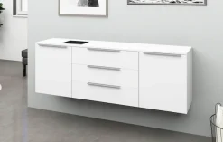borchardt Möbel Sideboard »Oliva, hängend oder stehend mit Metallgriffen« Breite 166 oder 200cm, 2 Türen 3 Schubfächer
