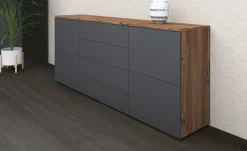 borchardt Möbel Sideboard »Rova, Kommode Breite 166 cm« Mit praktischer Push-to-open-Funktion, 4 Türen und 4 Schubkästen