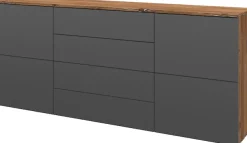borchardt Möbel Sideboard »Rova, Kommode Breite 166 cm« Mit praktischer Push-to-open-Funktion, 4 Türen und 4 Schubkästen