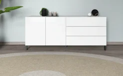 borchardt Möbel Sideboard »Sophia, Kommode mit Metallfüßen, 3 Schubkästen, Breite 152 oder 190 cm« grifflose Optik, viel Stauraum, verstellbare Böden