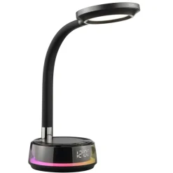Brilliant LED Schreibtischlampe »Moonglow« LED-Modul 1 Stk. warmweiß - kaltweiß 790 lm, 2700-5000K, RGB-Sockel, Wireless Charging, dimmbar, 53 cm