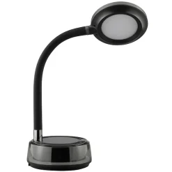 Brilliant LED Schreibtischlampe »Moonglow« LED-Modul 1 Stk. warmweiß - kaltweiß 790 lm, 2700-5000K, RGB-Sockel, Wireless Charging, dimmbar, 53 cm