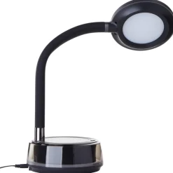 Brilliant LED Schreibtischlampe »Moonglow« LED-Modul 1 Stk. warmweiß - kaltweiß 790 lm, 2700-5000K, RGB-Sockel, Wireless Charging, dimmbar, 53 cm