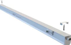 Briloner Leuchten LED Unterbauleuchte »2379086 TOOK« LED-Board Neutralweiß LED Lichtleiste, 58,5x2,2x3cm, Weiß, 8W, Küche, Schrank, Unterschrank