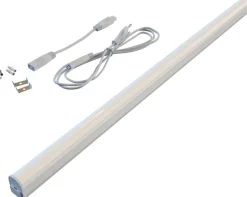 Briloner Leuchten LED Unterbauleuchte »2379086 TOOK« LED-Board Neutralweiß LED Lichtleiste, 58,5x2,2x3cm, Weiß, 8W, Küche, Schrank, Unterschrank