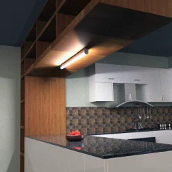Briloner Leuchten LED Unterbauleuchte »2379046 TOOK« LED-Board Warmweiß LED Lichtleiste, 31,3x2,2x3cm, Weiß, 4W, Küche, Schrank, Unterschrank