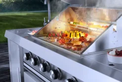Buschbeck Outdoor-Küche »»Oxford« mit Gasgrill und Kühlschrank« BxTxH: 245x60x119 cm
