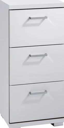 byLIVING Badkommode »Nebraska« Breite 35 cm, Badezimmerschrank mit Metallgriffen, 3 Schubladen