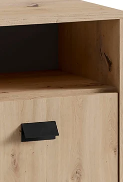 byLIVING Badkommode »Wellness« 80cm Badezimmer Kommode mit Metallgriffen und viel Stauraum