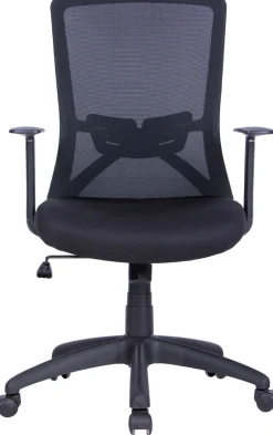 byLIVING Bürostuhl »Long« () Mesh-Webstoff in schwarz, Wippmechanik mit Härtegradeinstellung
