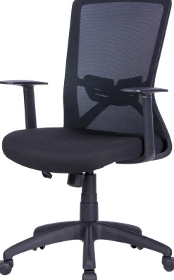 byLIVING Bürostuhl »Long« () Mesh-Webstoff in schwarz, Wippmechanik mit Härtegradeinstellung