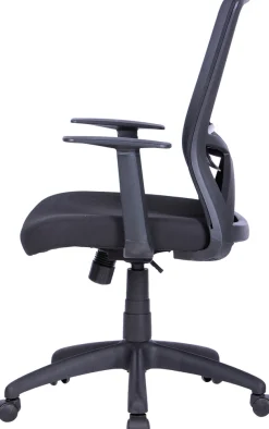 byLIVING Bürostuhl »Long« () Mesh-Webstoff in schwarz, Wippmechanik mit Härtegradeinstellung