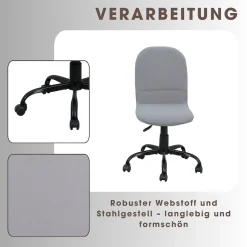 byLIVING Bürostuhl »Trolly« () 1 Stk.moderner Kinderstuhl / Drehstuhl, clever zusammenklappbar