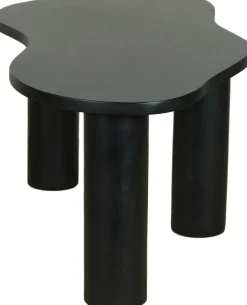 byLIVING Couchtisch »ETHAN« Tischplatte und Gestell Akazie natur oder schwarz, Tischbein: 13 cm