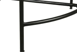 byLIVING Couchtisch »Hanna« massive Mango Tischplatte 35mm und schwarzen Metallbeinen, rund 60cm