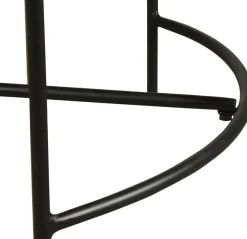 byLIVING Couchtisch »Hanna« massive Mango Tischplatte 35mm und schwarzen Metallbeinen, rund 60cm